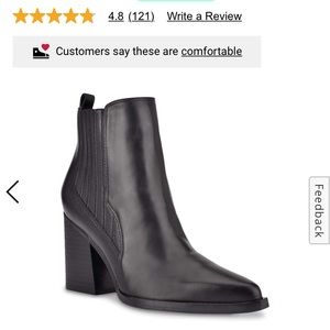 Marc Fisher Mayden Black Bootie